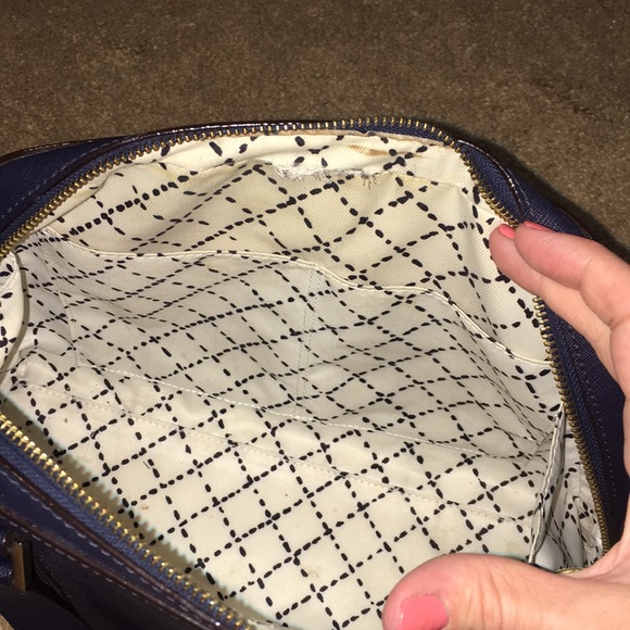 Navy Blue Kate Spade purse - Picture 6 of 8